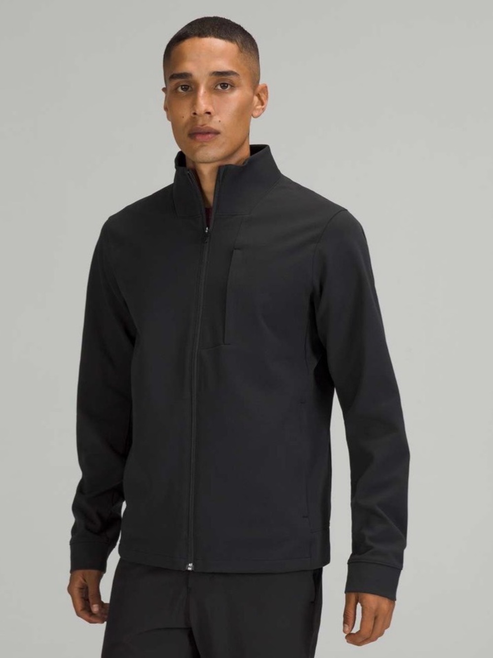 LULULEMON • men’s Sojourn Jacket Black zip up Small